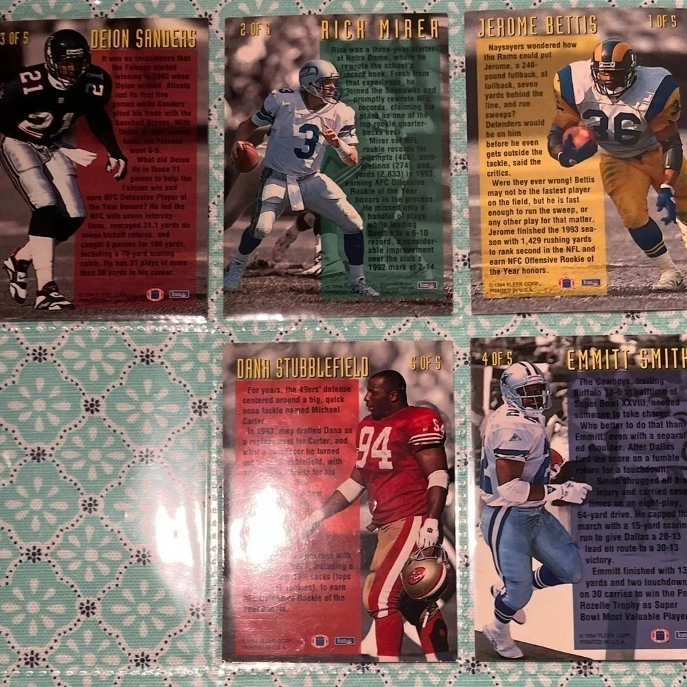 Panini 🏈 fleer